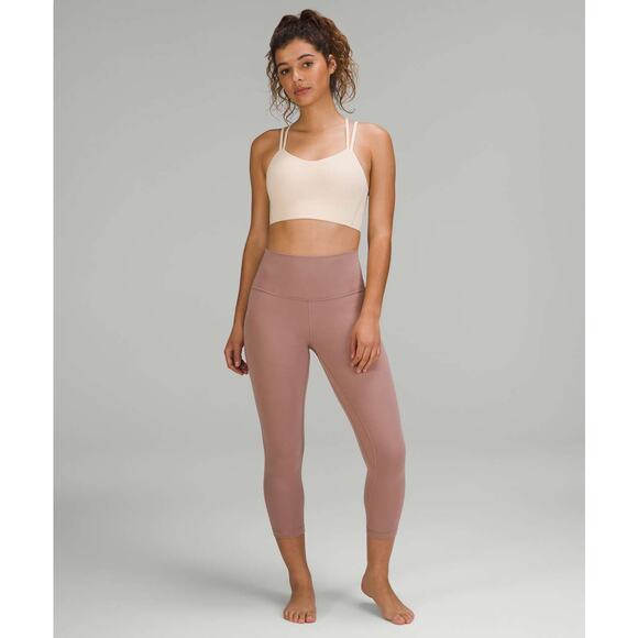Lululemon Align High-Rise Crop 23” Nulu Size 8 Twilight Rose - Picture 3 of 7